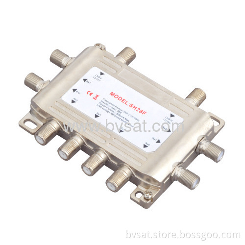 Fresh New Satellite Dish 2 Inputs And 8outputs Stand-alone Multiswitch